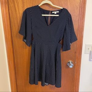 Francesca’s polka dot dress
